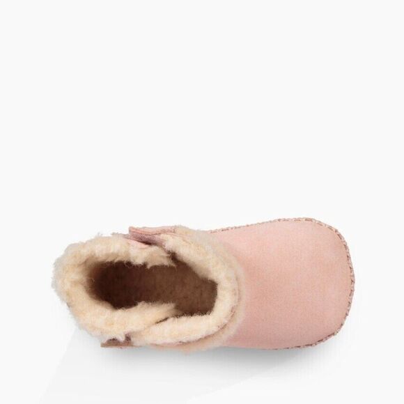 UGG Lemmy II 1018136I Toddler Kid's Baby Pink Suede & Sheepskin Bootie UGG367 - Picture 5 of 6